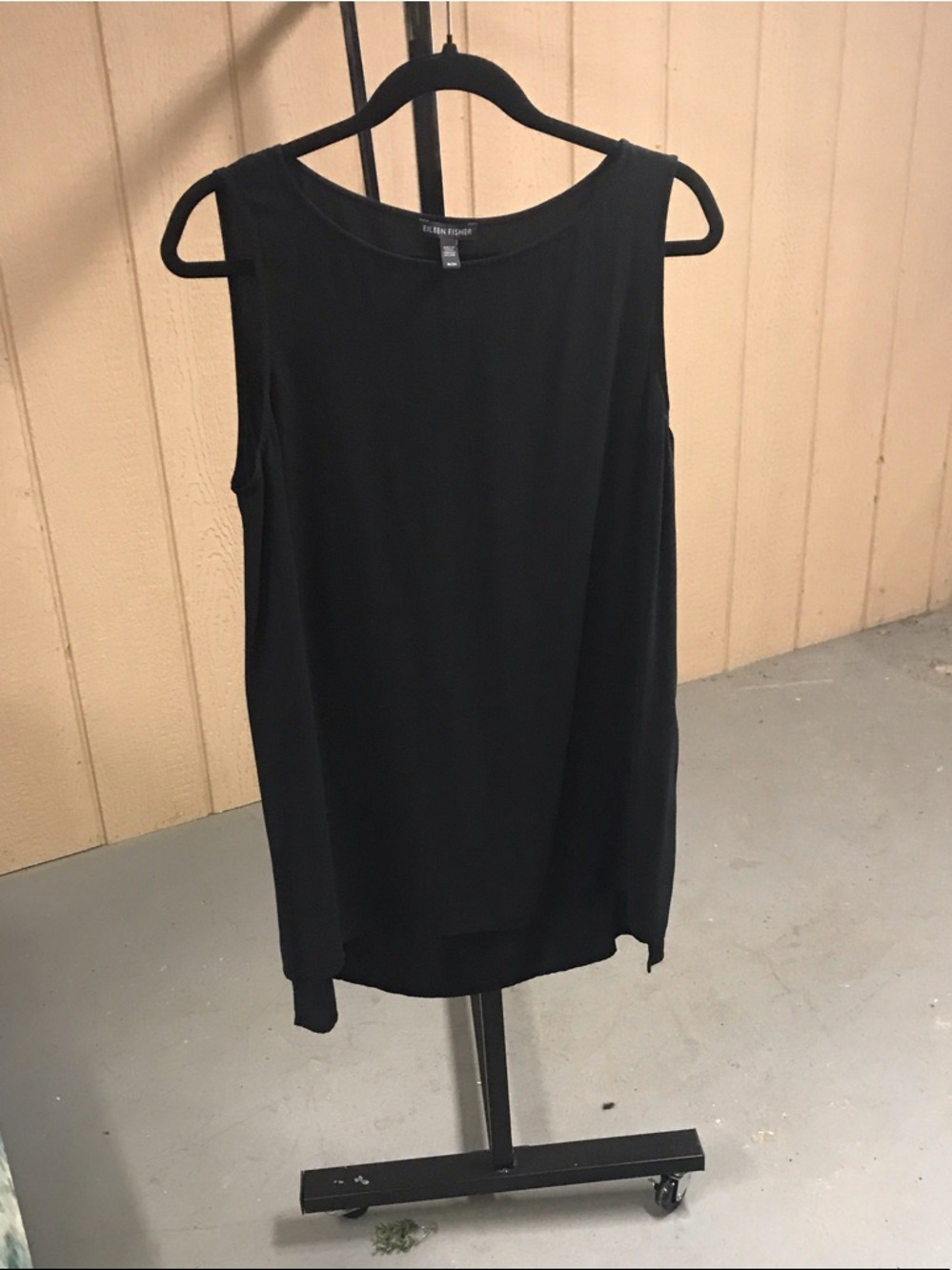 Eileen Fisher Black Sleeveless Tank Top